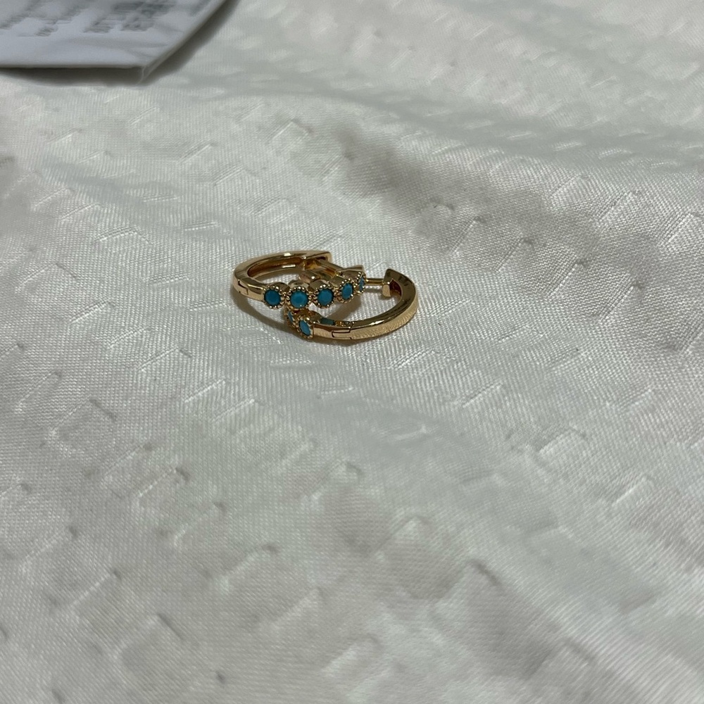 Gold hoop earrings